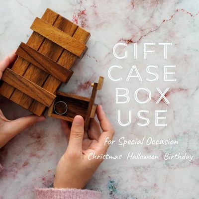 Двойной волшебный ящик мозг тизер на заказ твердое деревянное ящик с скрытыми отсеками