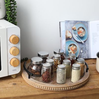 Домой Ресторан Бар Гостиница Свадьба Деревянный простой цвет Поднос с ручкой Декоративный