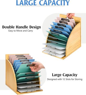 Многофункциональный деревянный организатор для класса и офиса