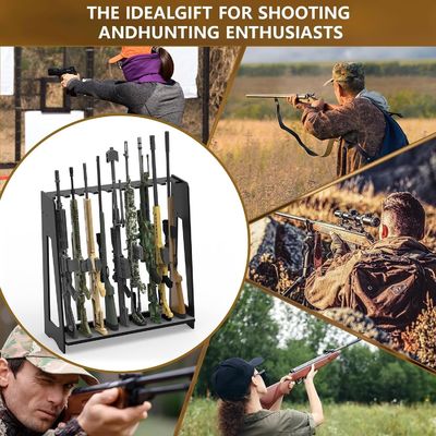 Хранилищные стойки для ванной комнаты Вертикальный дисплей пистолета для дома или гаражного сейфа