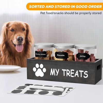 Функциональный дизайн герметичное пищевое устройство для домашних животных для легкого доступа и хранения 6.2 * 6.2 * 4.48