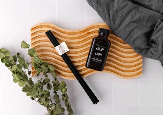 Декоративная кленовая деревянная волнистая панель для современного стиля бохо