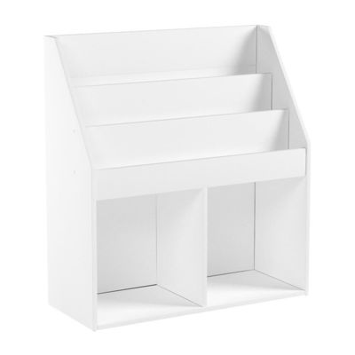 Вырезанный деревянный книжный шкаф Книжная полка Хранилище Экранная стойка Организатор для детей Дети