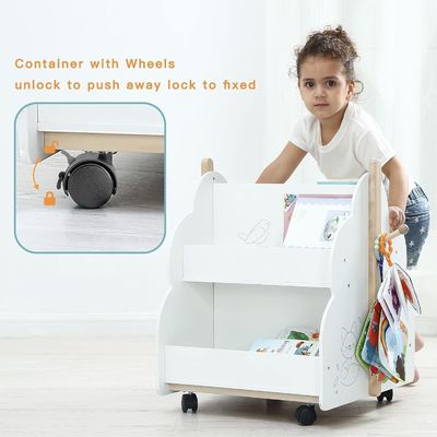 Функциональный дизайн многофункциональная деревянная книжная полка для детских книг