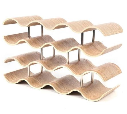 4 слоя специальная деревянная полка для легкой установки деревянной бутылки для хранения вина