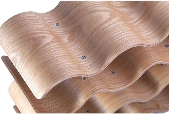 4 слоя специальная деревянная полка для легкой установки деревянной бутылки для хранения вина