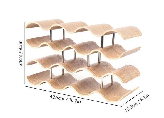 4 слоя специальная деревянная полка для легкой установки деревянной бутылки для хранения вина