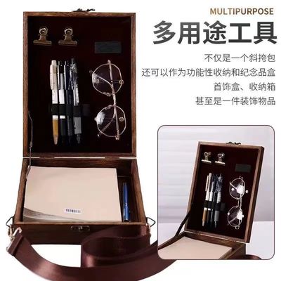 Заказ на заказ Паулуния Деревянная многофункциональная красочная коробка с хранилищем