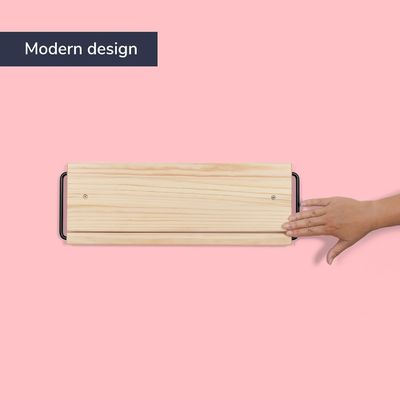 Стенномонтированное деревянное современное решение для хранения тонкой и маленькой обуви для обуви на кухне