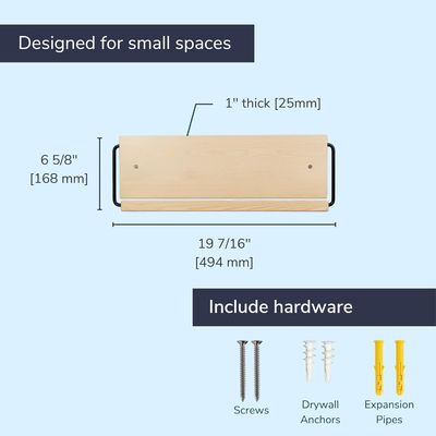 Стенномонтированное деревянное современное решение для хранения тонкой и маленькой обуви для обуви на кухне