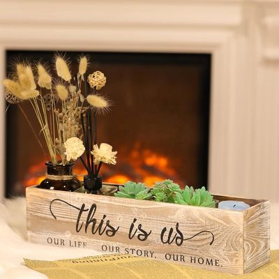 Деревянная прямоугольная плантационная коробка для деревянных центральных деталей