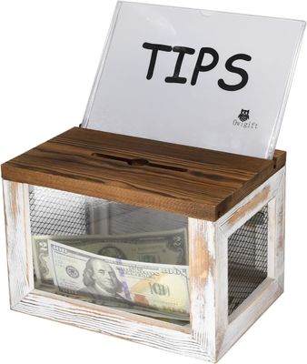 Дизайн проволочной решетки акриловая панель сосновое дерево избирательные бюллетени пожертвования коллектор коробки для столовой посуды