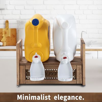 Деревянный стиральный организатор Прочный подставка для моющих средств усиливает очарование фермы