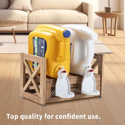 Деревянный стиральный организатор Прочный подставка для моющих средств усиливает очарование фермы