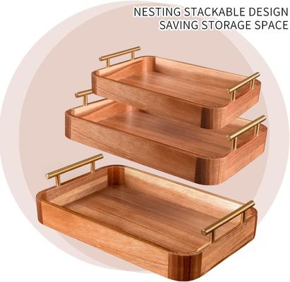 Рустический османский поднос для кухни Контейнер кофейный стол Декорация гостиной