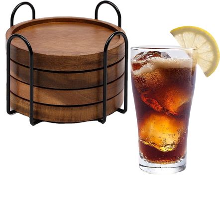 Настраиваемый логотип Приемлемый напиток подставки для стола Матсы Подмостки Столовая декорация