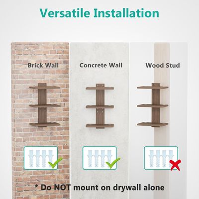 Настраиваемая форма плавучая телевизорная полка для DVD-плееров кабельные коробки маршрутизаторы игровые приставки