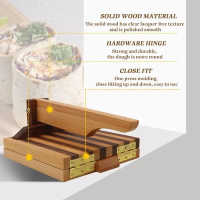 10 дюймов квадратная древесная мука Тортилья Пресс для домашнего Тако и больше пользовательского логотипа приемлемо