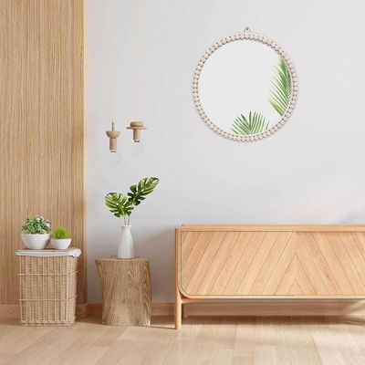 Гостиница Дом ванная комната Декорация деревянные бусины Домашняя декоративная стена висеть для спальни детский сад