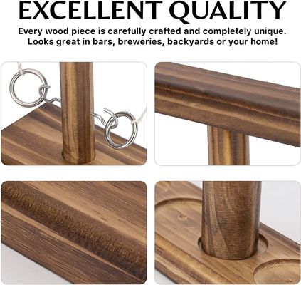 Массивная деревянная кольцо крючок бросать игра популярная настраиваемая для опыта обучения бара