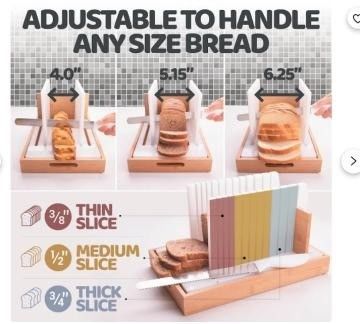 Деревянный хлеборезатель с антискользящим силиконом и сверхустойчивой базой Ручная деревянная резка