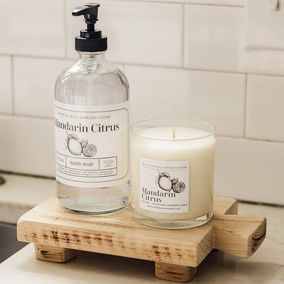 Маленький деревянный поднос пьедестал стойка для декоративного деревянного подъемника в кухонной мыльной тарелке держатель