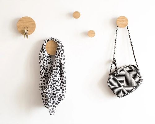 Деревянный магнитный клавиатурный держатель для стены