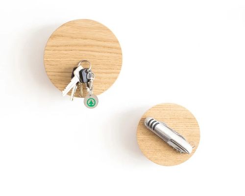 Деревянный магнитный клавиатурный держатель для стены