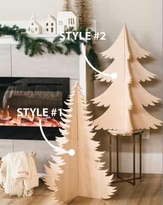 Высокое количество преимущество 202407 Рождественское украшение Деревья деревянные