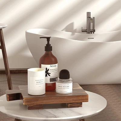 Материал растительного масла Деревянный пьедестальный стенд Дисплейная палитра