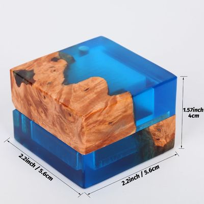 Одноразовый маленький деревянный кольцевой ящик для индивидуального заказа