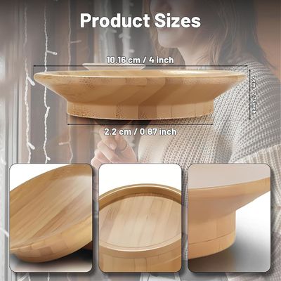 Сделайте свою вечеринку выделяться Бамбук деревянный винный стакан Topper для винного стакана чашки подставки