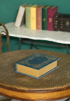 Декоративная деревянная коробка для хранения книг в форме безделушек с шелковой печатью / сжигание