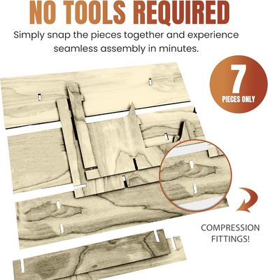 Глянцевая ламинация 3-уровневая прямая деревянная розничная стойка для столов с полками