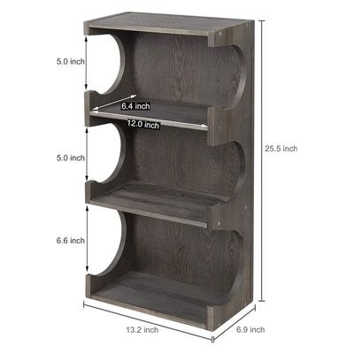 Стенный 3-уровневый пенообразный роликовый йога-мат подвесная стойка с верхней витриной Домашняя мебель