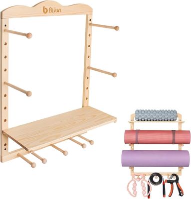 Кухонная стойка для хранения Йога Мат держатель настенной монтаж для организации тренажерного зала индивидуального размера