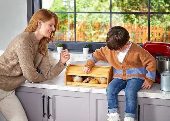 Держите свой хлеб свежим и свою кухню организованной с нашей ассамблеей требуется хранилище Бо