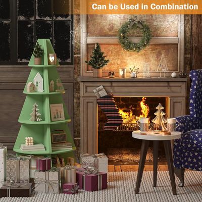 Дизайн стиль современные высокие угловые полки для детей 5 уровень деревянная книжная полка угловая книжная полка