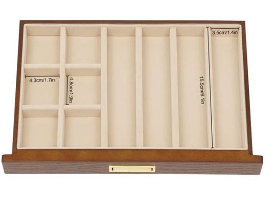 3 уровень Ручно изготовленный кристаллический замок ювелирный организатор чехол для сережек Кольцо Часы