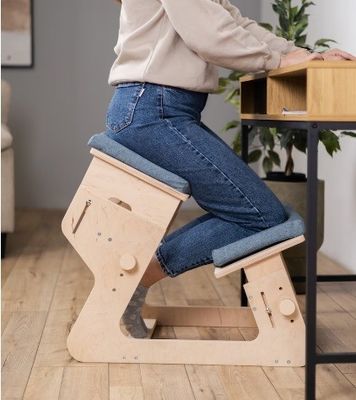 Гостиная Деревянный стул для коленопреклонения Сгоревший печать Регулируемый и индивидуальный подарок