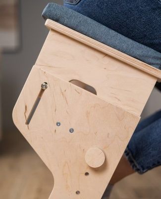 Гостиная Деревянный стул для коленопреклонения Сгоревший печать Регулируемый и индивидуальный подарок