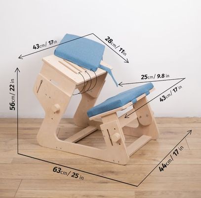 Гостиная Деревянный стул для коленопреклонения Сгоревший печать Регулируемый и индивидуальный подарок