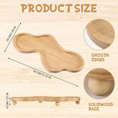 202407 Декоративная деревянная подножка Нерегулярный деревянный пьедестал для домашнего убранства