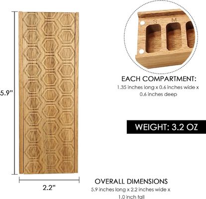 Акациевое дерево 7 дней еженедельные таблетки коробка таблетки организатор для витаминов ежедневные добавки таблетки контейнер