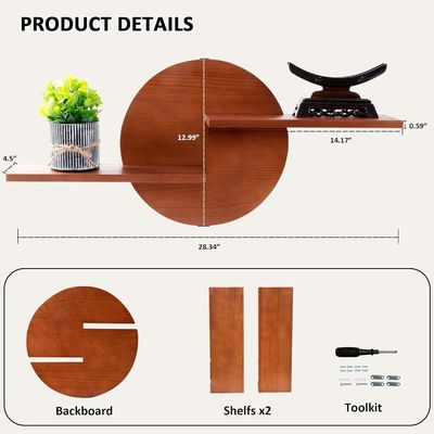 Нескладные стеллажи круглые декоративные дисплеи стенные полки висячие полки большое количество