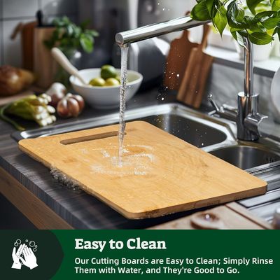 Персонализированная бамбуковая режущая доска с рукояткой и устойчивой функцией сохранения масла