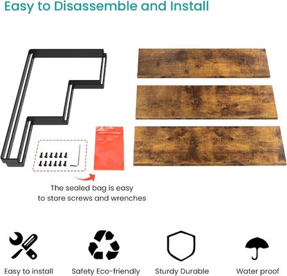 Всесезонный деревянный триступенчатый дисплейный стенд бамбуковый прямой дисплейный стеллаж для розничной торговли