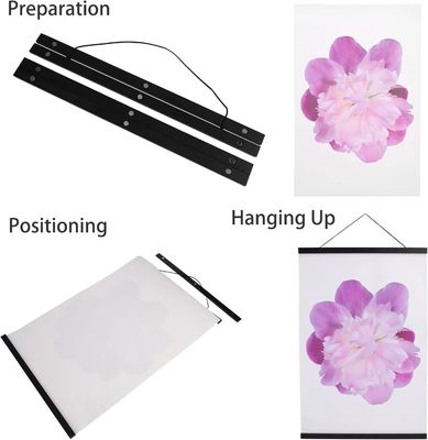 Настраиваемый логотип приемлемый Дерево А4 6X24 16X22 16X20 Постерная иллюстрация Рама 16 дюймов шириной