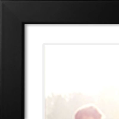 8X24 4X6 Черная деревянная фоторамка с устойчивым к трещинам стеклом