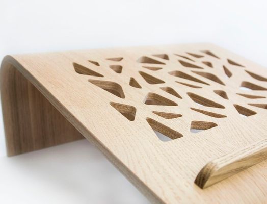 Функциональный деревянный ноутбук для ноутбуков Экономия места Охлаждение Вентиляция Компьютерный подъемник